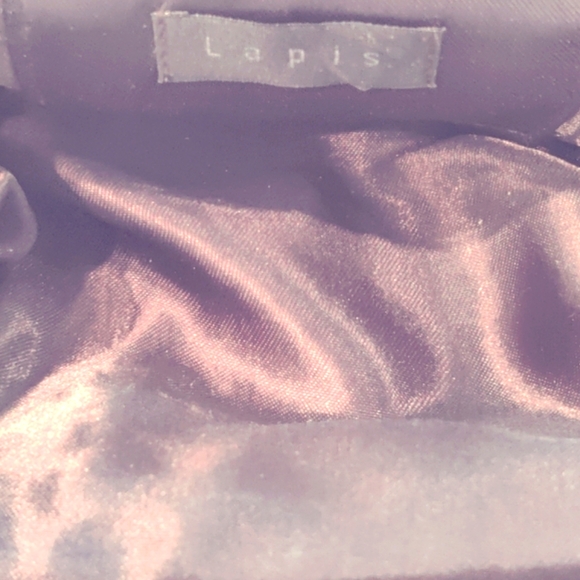 SALE ❣️Vintage beaded Beach Lapis evening bag - Picture 6 of 6